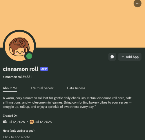 Cinnamon Roll Bot